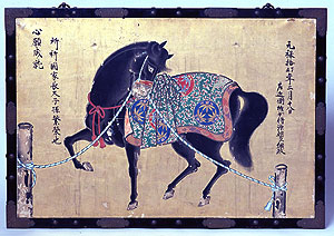 池田綱政寄進絵馬(大岩寺所蔵)